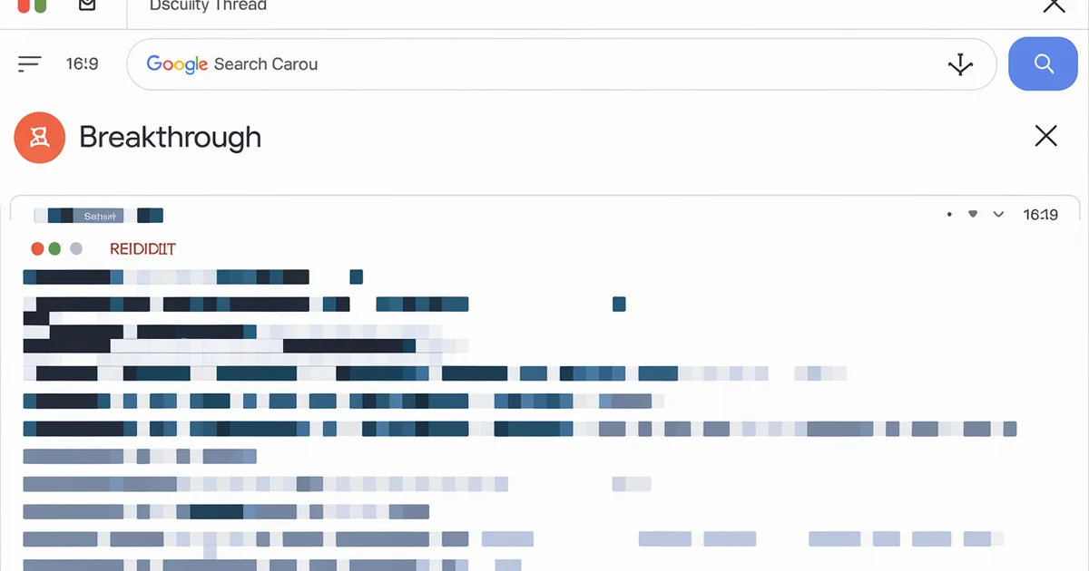 Break Into Google's Discussions Carousel Without Being on Reddit