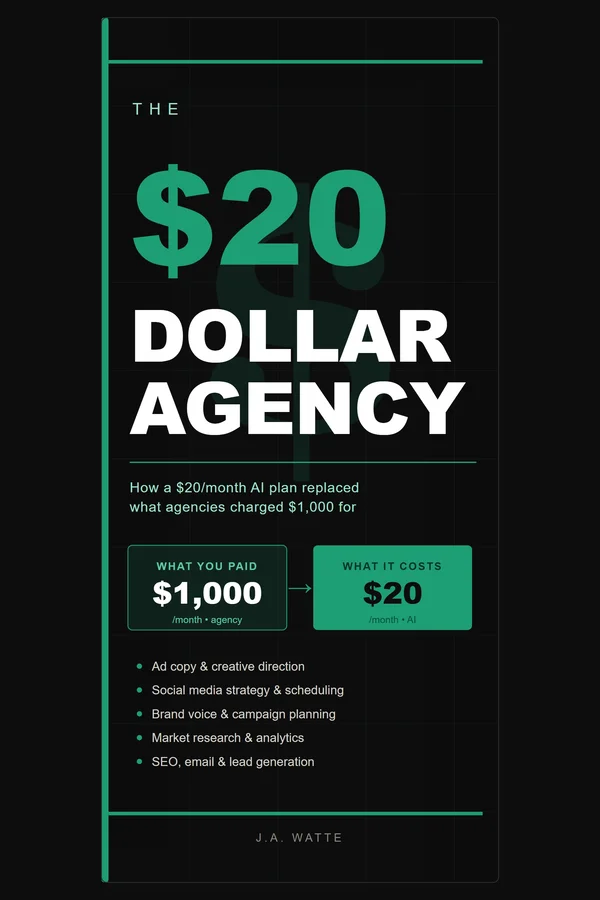 The $20 Dollar Agency book cover